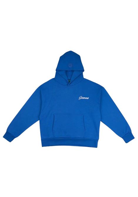 Blue if you know you know hooded sweatshirt Garment Workshop - men  GARMENT WORKSHOP | S4GMUAHS047GW022