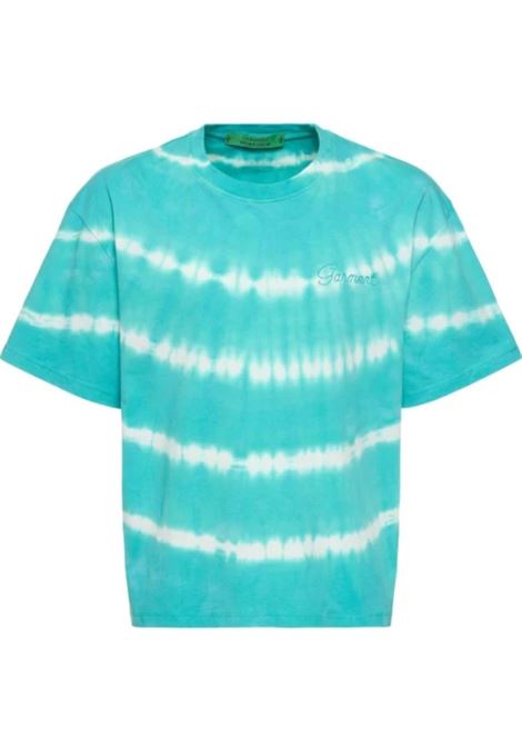 Green tie dye shibori boxy fit t-shirt Garment Workshop - men GARMENT WORKSHOP | T-shirt | S4GMUATH025GW029