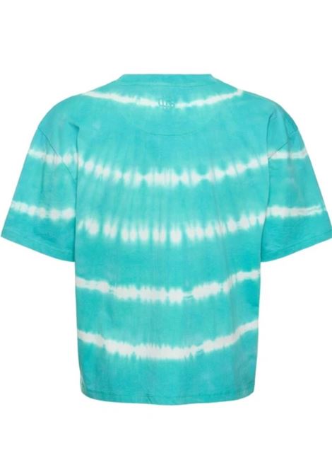 T-shirt boxy fit con stampa tie dye Shibori in verde Garment Workshop - uomo GARMENT WORKSHOP | S4GMUATH025GW029