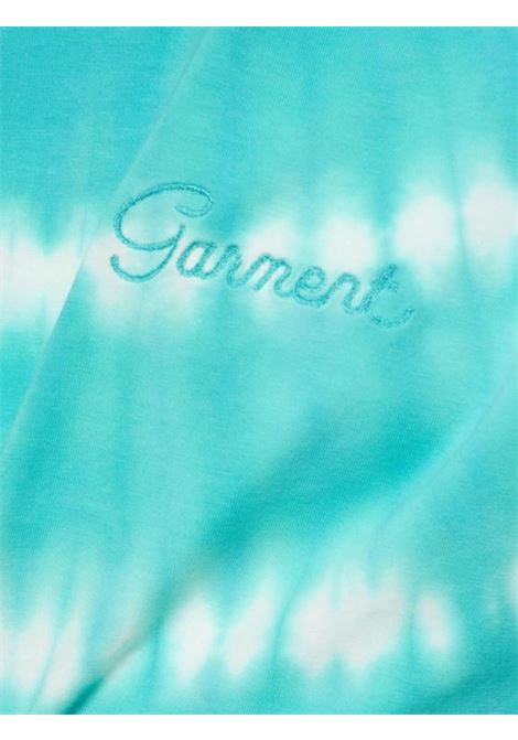Green tie dye shibori boxy fit t-shirt Garment Workshop - men GARMENT WORKSHOP | S4GMUATH025GW029