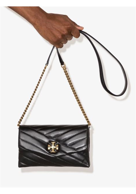 Black Kira chevron crossbody bag - women  TORY BURCH | 90343001