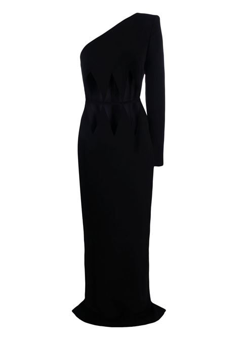 Abito monospalla con cut-out in nero - donna MONOT | MONOTFW22893BLK