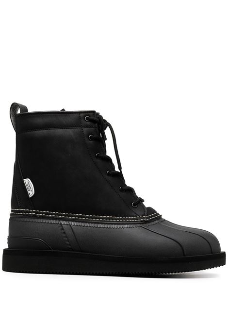 Black lace-up ankle boots - women SUICOKE | OG197WPABBLK