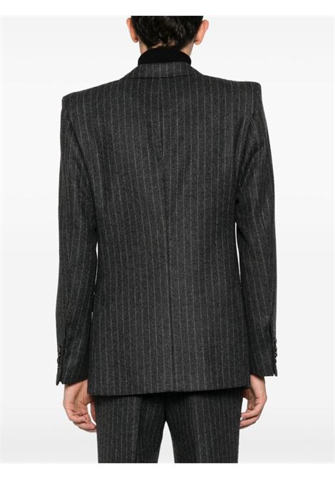 Grey pinstriped blazer - men BALLY | MOU05EWO169U761