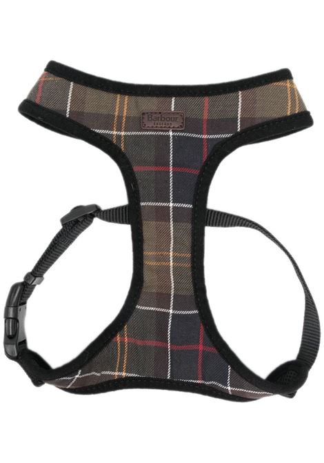 Multicolored tartan-print dog harness - dogs BARBOUR | DAC0010TN11