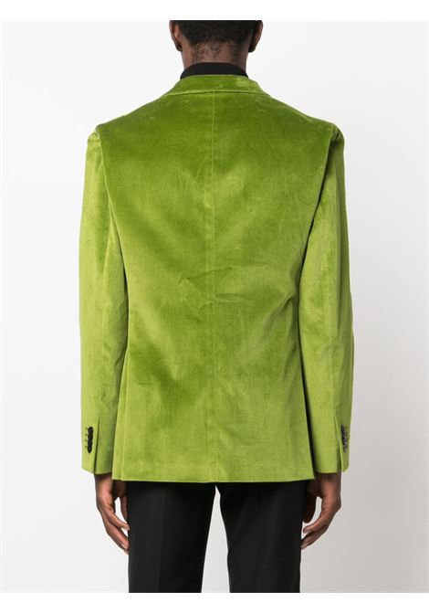 Blazer monopetto in velluto in verde - uomo BOGLIOLI | N8202AFA00330540