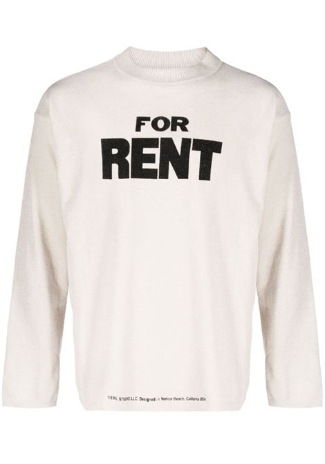 White for rent intarsia-knit jumper - unisex ERL | ERL07N0261