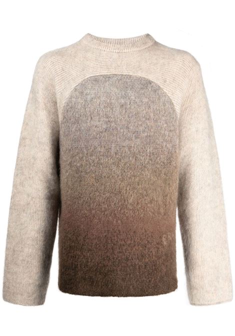 Maglione con effetto sfumato in marrone - unisex ERL | ERL07N2011