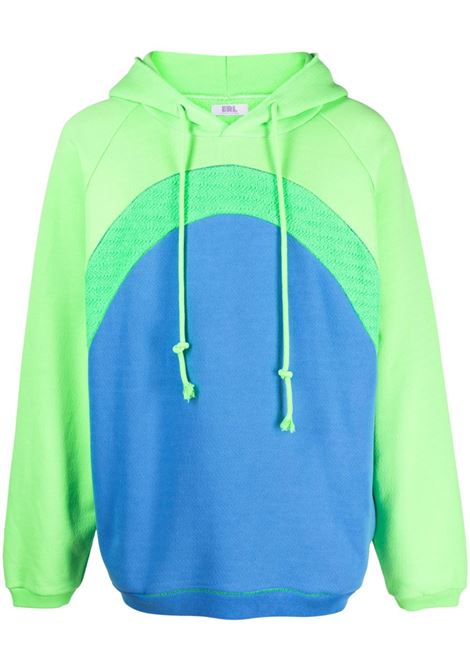 Blue and green panelled gradient-effect sweatshirt - unisex ERL | ERL07T0231