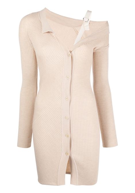 Abito la robe maille colin in beige - donna