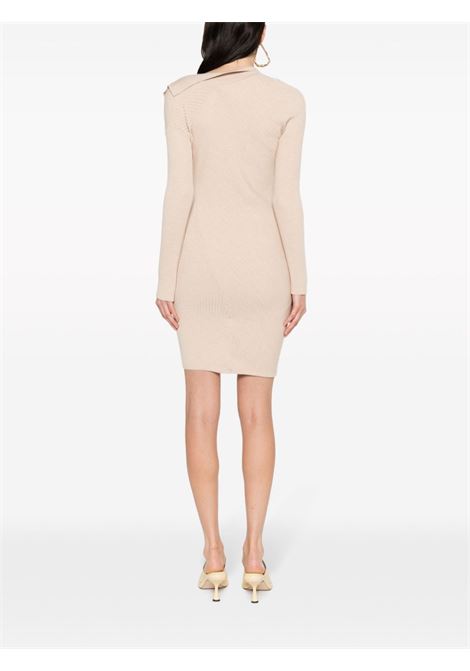 Beige la robe maille colin dress - women JACQUEMUS | 233KN3222323150