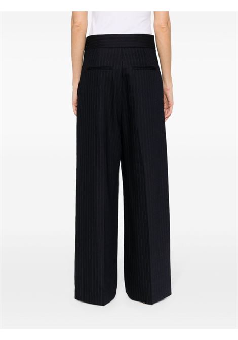 Blue high-waisted wide-leg trousers - women KHAITE | 3133562308