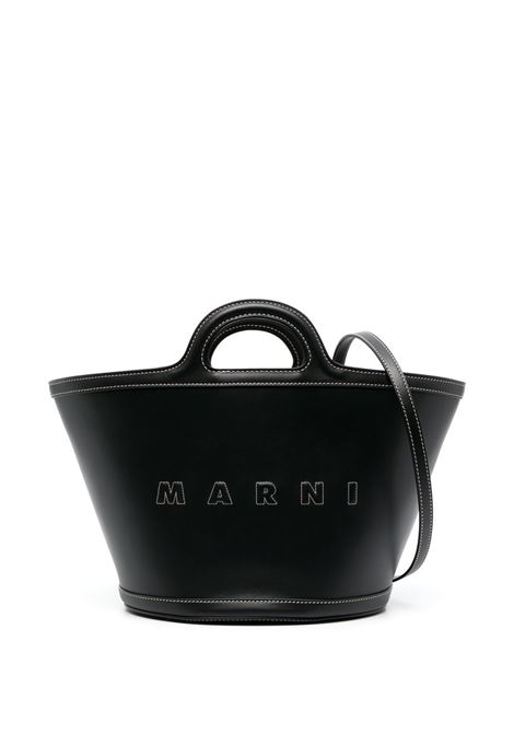 Borsa tote Tropicalia in nero - donna MARNI | BMMP0097U0LV58900N99