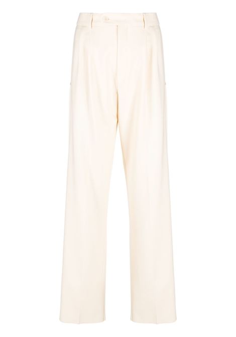 Pantaloni a vita alta osaka in beige - donna