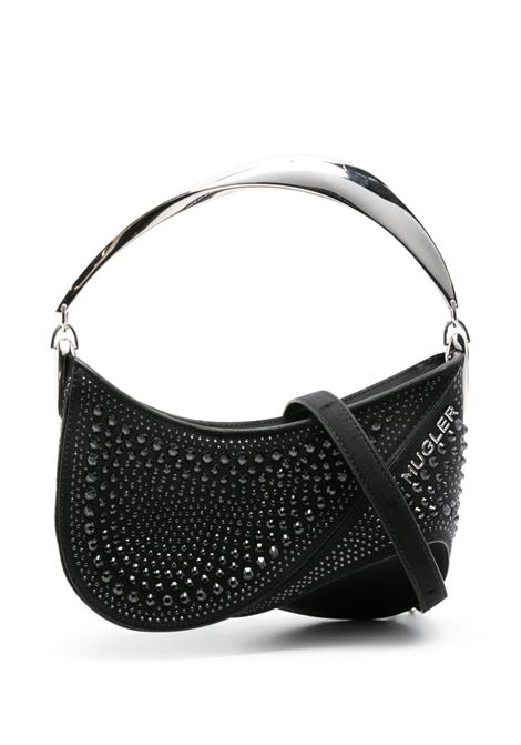 Borsa tote con cristalli in nero - donna MUGLER | 23W10SA00127491999