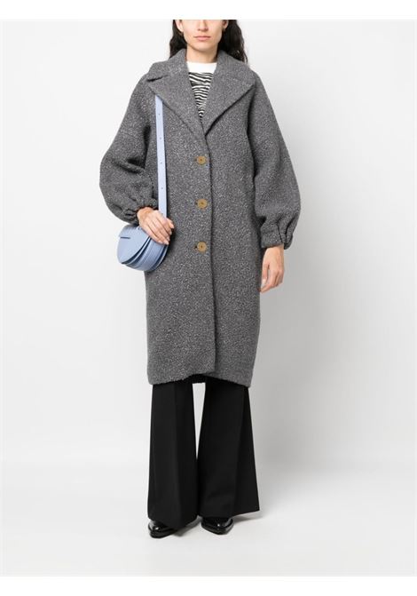 Cappotto midi monopetto in grigio - donna PATOU | CO0180154959A