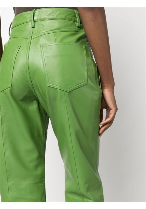 Green high-waist trousers - women REMAIN | 5004261070170230