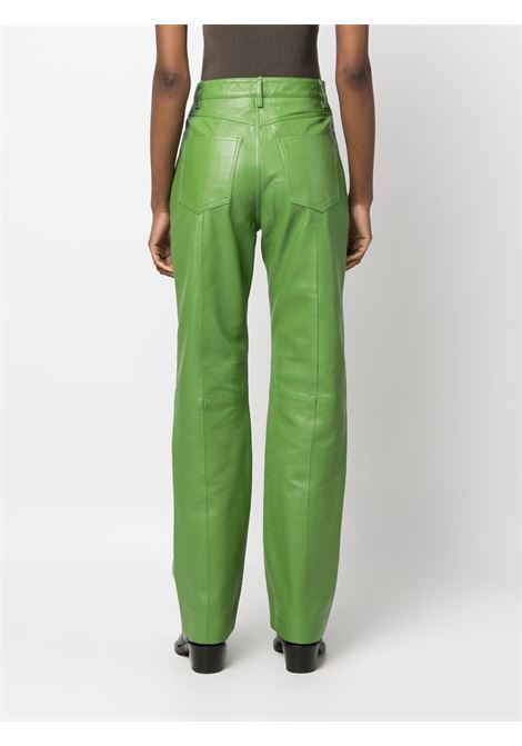 Green high-waist trousers - women REMAIN | 5004261070170230