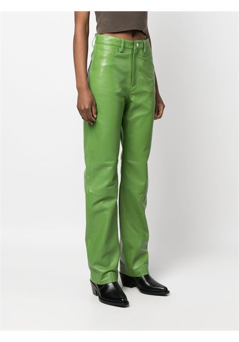 Green high-waist trousers - women REMAIN | 5004261070170230