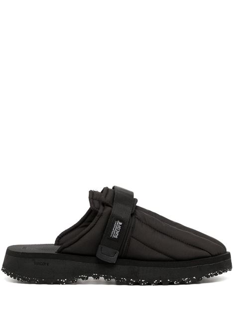 Mules con punta tonda Zavo in nero -  unisex SUICOKE | OG072PUFFABBLK