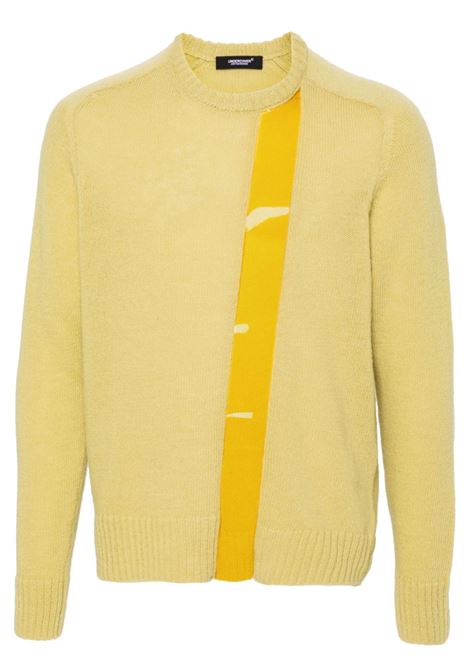 Yellow transparent-trim jumper - men UNDERCOVER | UC2C4910YLLW