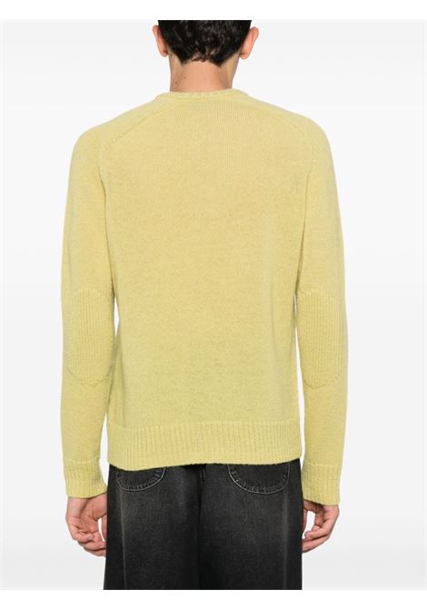 Yellow transparent-trim jumper - men UNDERCOVER | UC2C4910YLLW