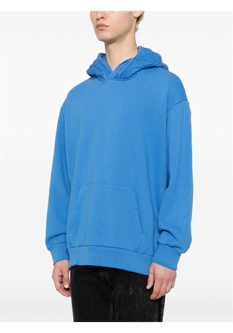 Blue embroidered-trim sweatshirt - men UNDERCOVER | UP2C4808BL