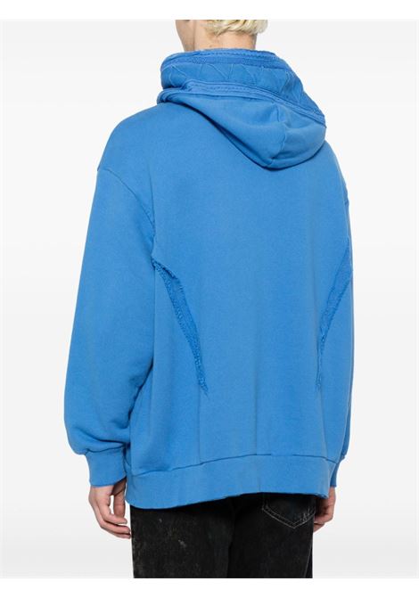 Blue embroidered-trim sweatshirt - men UNDERCOVER | UP2C4808BL