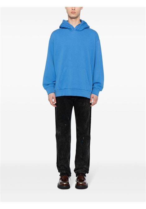 Blue embroidered-trim sweatshirt - men UNDERCOVER | UP2C4808BL