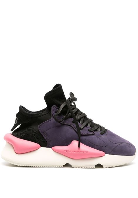 Sneakers Kaiwa chunky con inserti in nero e rosa - uomo Y-3 | IG0811BLKRDWHT