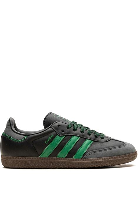 Sneakers Samba OG  in nero e verde Adidas - unisex ADIDAS | Sneakers | IE6520BLKGRN