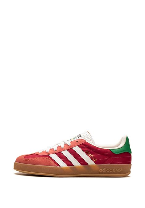 Red and green gazelle indoor sneakers Adidas - unisex ADIDAS | IF9641RDWHT