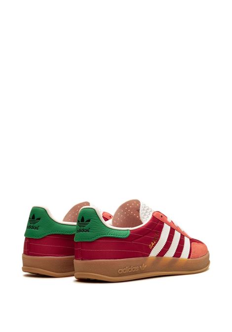 Red and green gazelle indoor sneakers Adidas - unisex ADIDAS | IF9641RDWHT