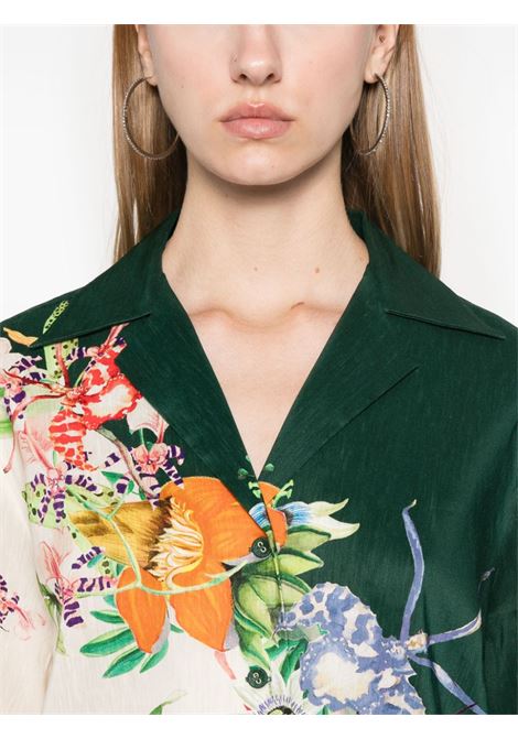 Camicia Aggie con stampa florale in verde Alemais - donna ALEMAIS | 3737TMLT