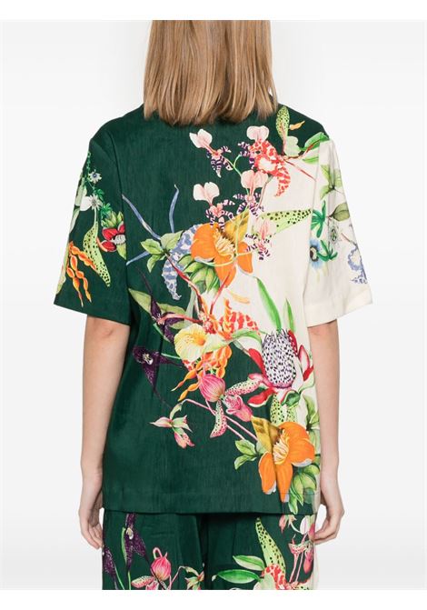 Camicia Aggie con stampa florale in verde Alemais - donna ALEMAIS | 3737TMLT