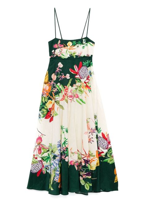 Green Aggie floral maxi dress Alemais - women