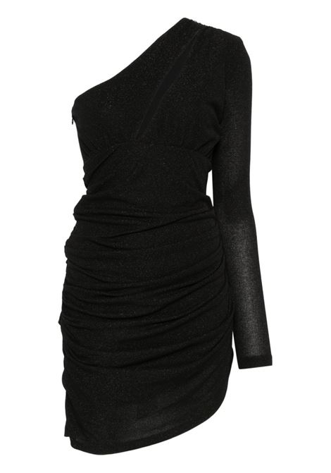 Black one-shoulder cut-out mini dress  Amen - women AMEN | Dresses | HMW24422009