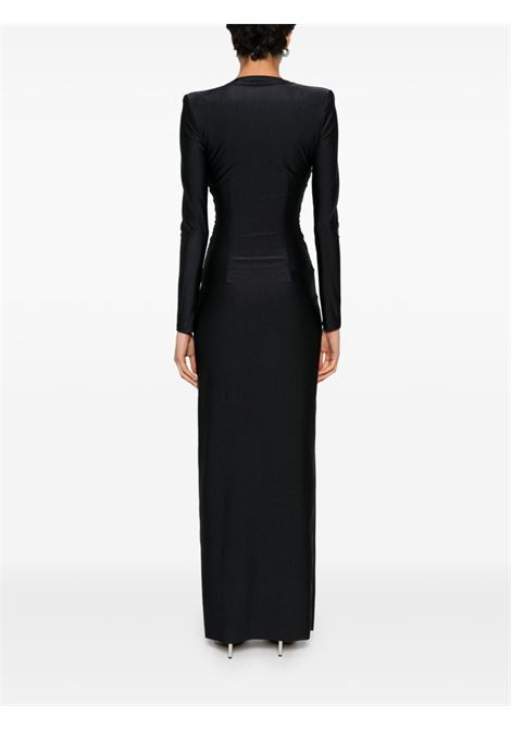 Black plunging v-neck dress Amen - women AMEN | HMW24509009