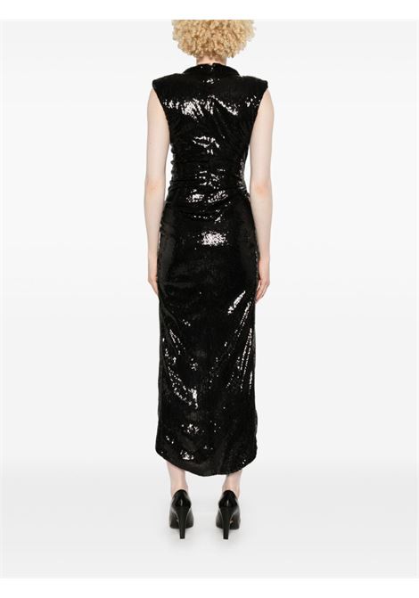 Abito midi con paillettes in nero Amen - donna AMEN | HMW24520009