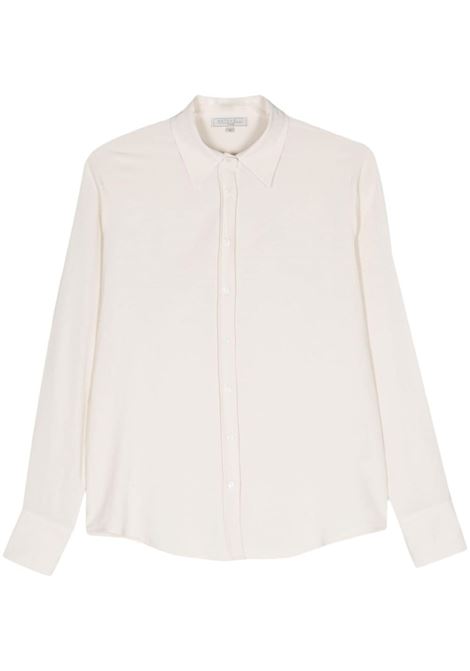 Light beige crepe-texture shirt Antonelli - women ANTONELLI | Shirts | F1175M779103