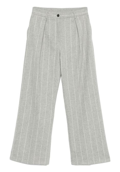 Grey Palladio striped trousers Antonelli - women ANTONELLI | K8017M887C901