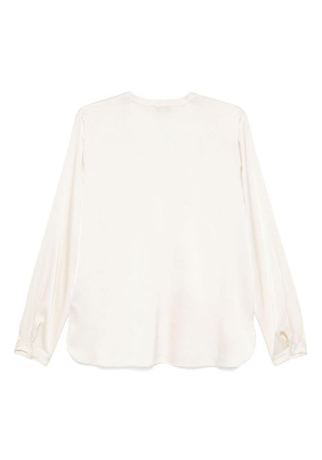 Ivory white silk v-neck blouse Antonelli - women ANTONELLI | M1042251107