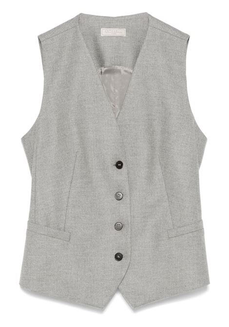 Gilet Fiumicino con pinces in grigio Antonelli - donna