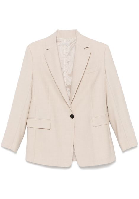 Beige Falco single-breasted blazer Antonelli - women ANTONELLI | M3127870C124