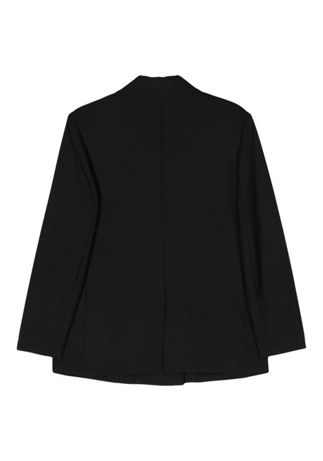 Black twill weave double-breasted blazer Antonelli - women ANTONELLI | M3128870C999