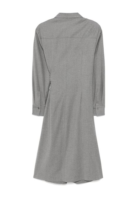 Light grey Ladispoli midi dress Antonelli - women ANTONELLI | M6406875B902