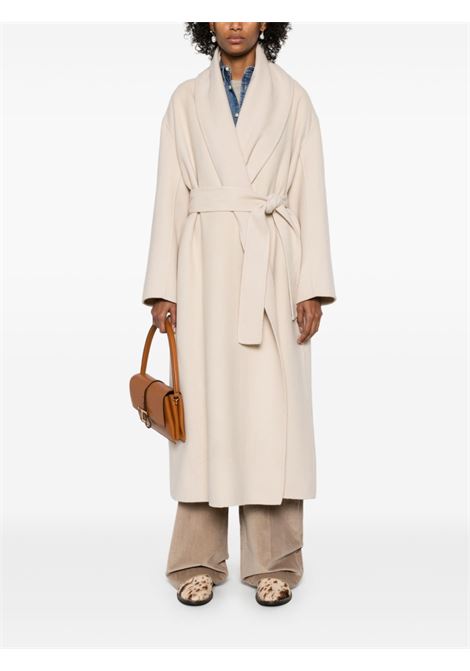 Beige Gorzente belted coat Antonelli - women ANTONELLI | M7076865C123