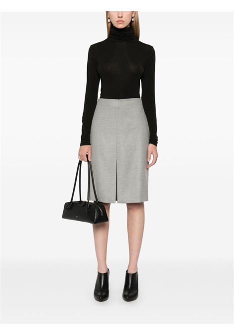 Grey twill weave midi skirt Antonelli - women ANTONELLI | M9259869C903