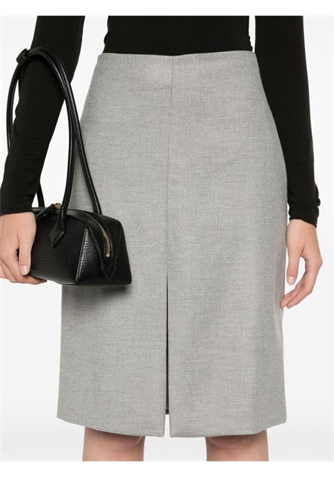 Grey twill weave midi skirt Antonelli - women ANTONELLI | M9259869C903