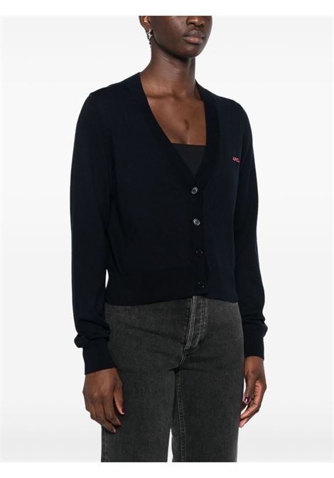 Cardigan Berenice con ricamo in blu A.P.C. - donna A.P.C. | COGDKF22266TII